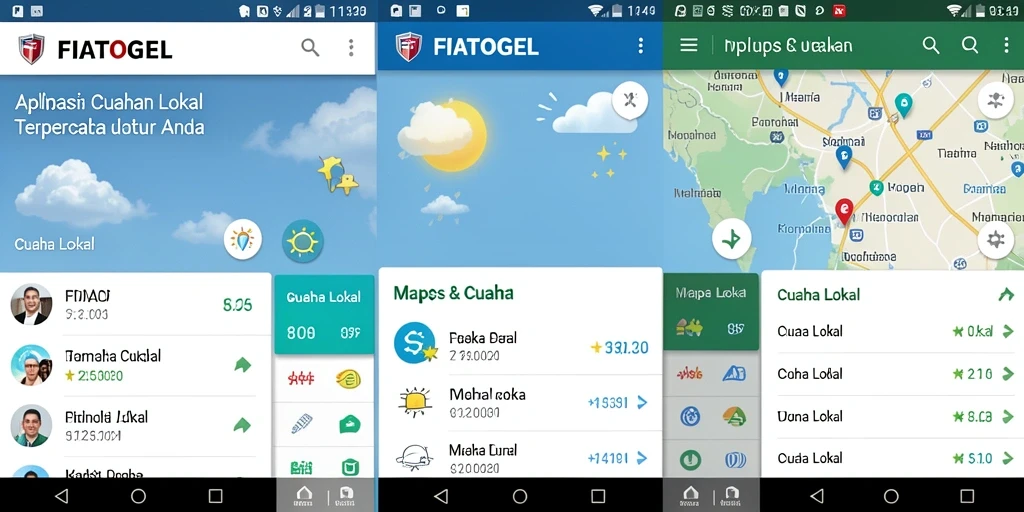 Tampilan antarmuka FIATOGEL yang user-friendly dan informatif.