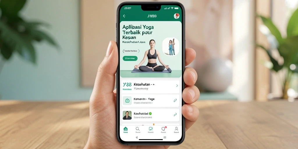 Tampilan antarmuka JV88 yang menarik dan fungsional untuk praktik Yoga.