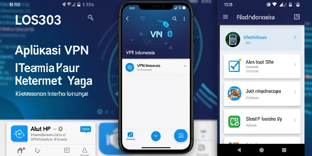 Antarmuka aplikasi LOS303 yang sederhana dan fungsional.