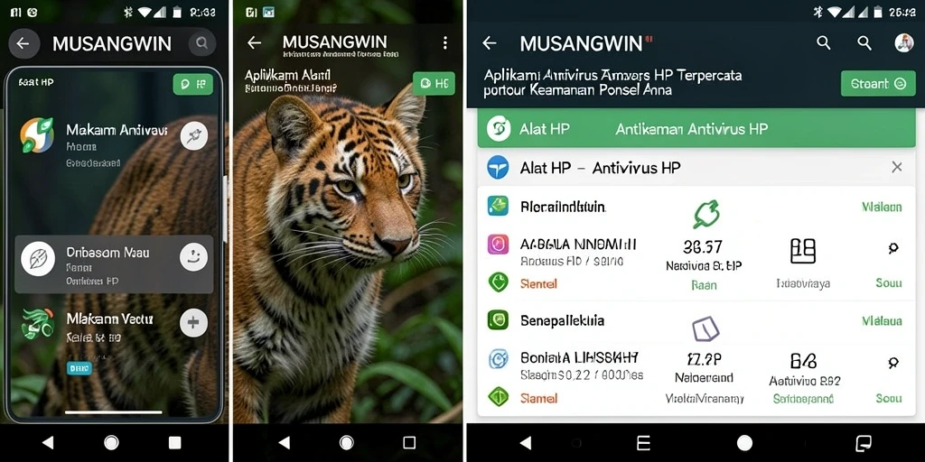 Antarmuka aplikasi MUSANGWIN yang intuitif dan ramah pengguna.