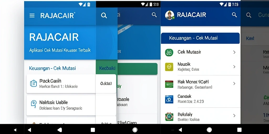 Antarmuka RAJACAIR menunjukkan fitur Cek Mutasi yang informatif dan mudah diakses.