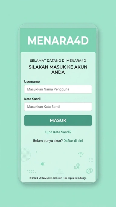 Panduan Masuk Akun menara4d untuk Pengguna Android